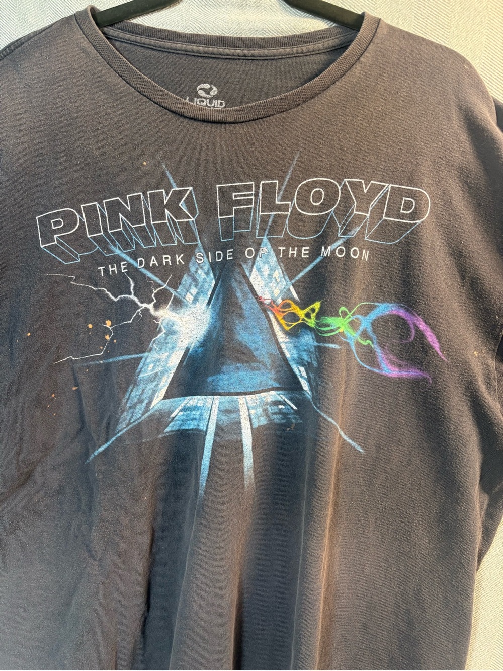 Pink Floyd Black 'The Dark Side of the Moon' Graphic Tee